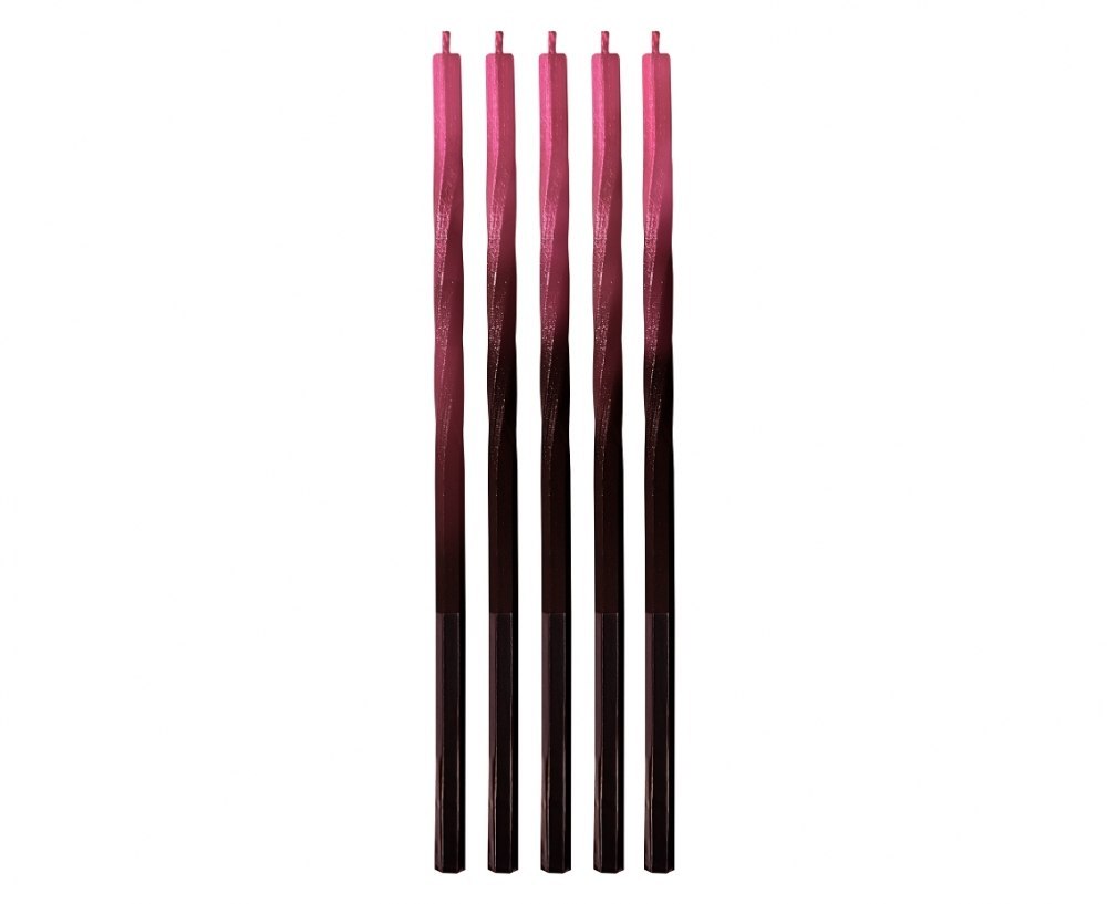 TORNILLOS PARA VELAS DE CUMPLEAÑOS PACK DE 5 UDS. ROJO/NEGRO OMBRE GODAN 7C-SSOC GODAN